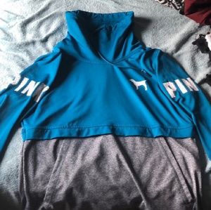 PINK funnel neck sweatshirt